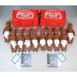 Basic Ready-or-Not Tot® - 10-Pack of Black Manikins